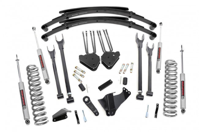 Rough Country 6 Inch Ford 4-Link Suspension Lift System Gas 05-07 F-250/F-350 Super Duty