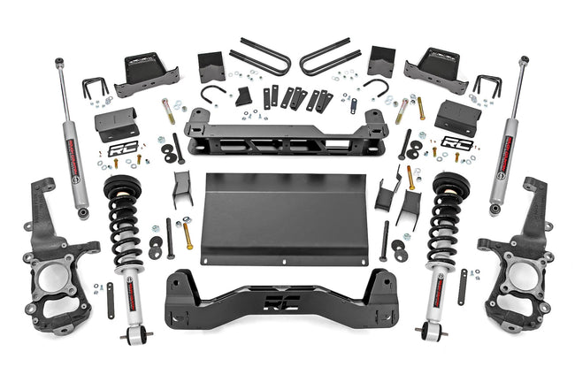 Rough Country 6 Inch Lift Kit N3 Struts and Shocks 2021-2025 Ford F-150 4WD