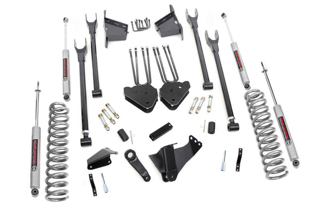 Rough Country 8 Inch Ford 4-Link Suspension Lift Kit w/N3 Shocks 05-07 F-250/350 4WD Diesel