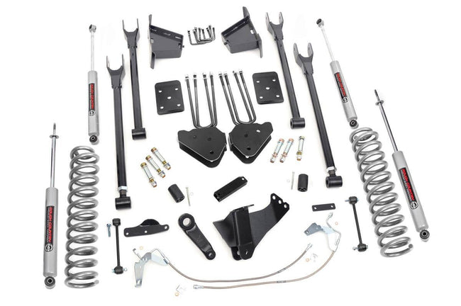 Rough Country 8 Inch Suspension Lift Kit 4-Link w/N3 Shocks 08-10 F-250/350 4WD