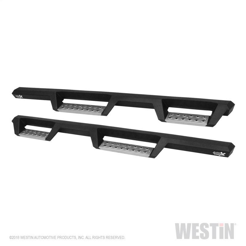 Westin/HDX 2018 Jeep Wrangler JL Unlimited Drop Nerf Step Bars - Textured Black