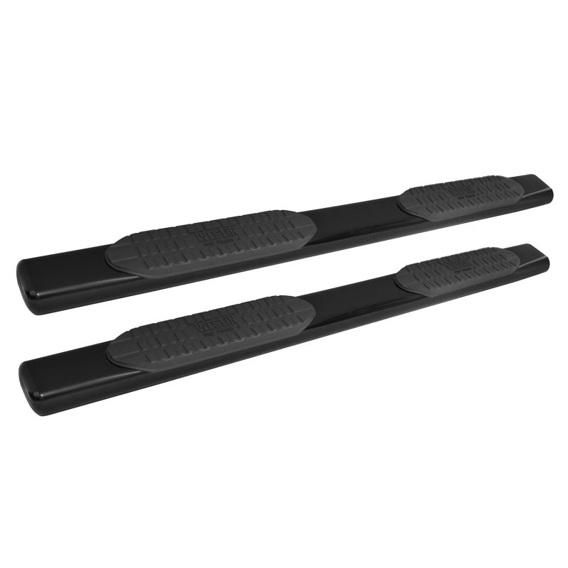 Westin 2007-2018 Chevy Silverado 1500 Crew Cab PRO TRAXX 6 Oval Nerf Step Bars - Black