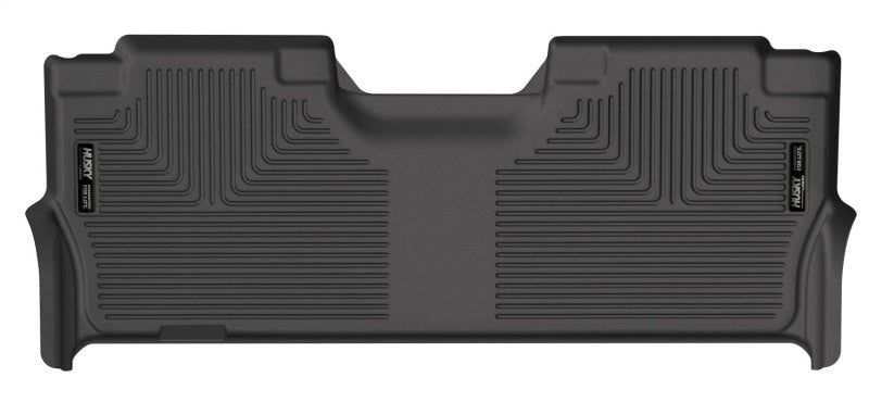 Husky Liners 2017-2024 Ford Super Duty (Crew Cab) WeatherBeater Black Rear Floor Liners