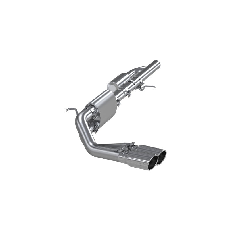 MBRP 09+ Chevrolet Silverado 1500 3" Cat Back Pre-Axle Dual Outlet With 4" Tip - Aluminized