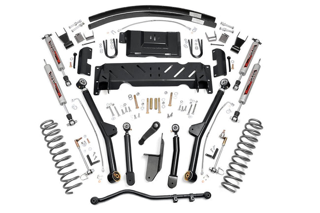 Rough Country 4.5 Inch Jeep Long Arm Suspension Lift Kit 84-01 XJ Cherokee-2.5L/4.0L/NP242
