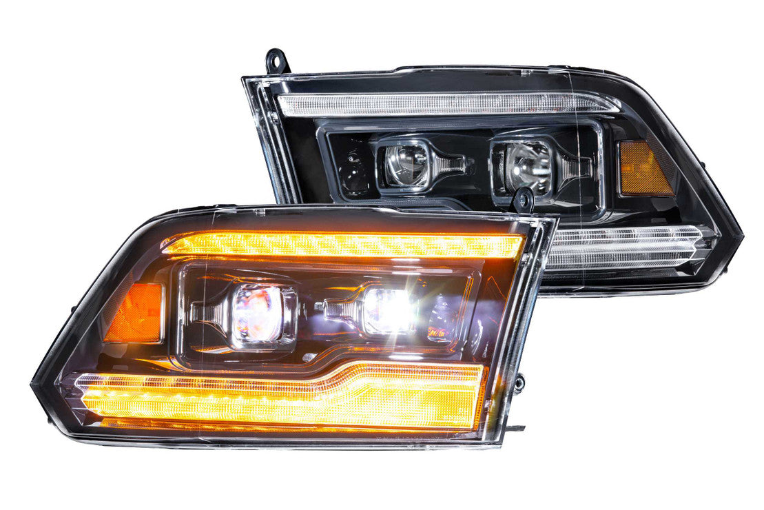 Morimoto 2010-2018 Ram 1500, 2500, 2500 XB LED Headlights, Amber DRL