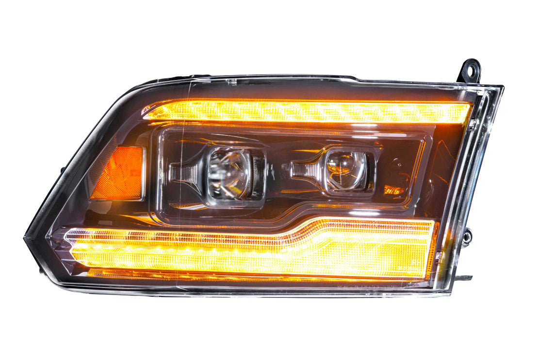 Morimoto 2010-2018 Ram 1500, 2500, 2500 XB LED Headlights, Amber DRL