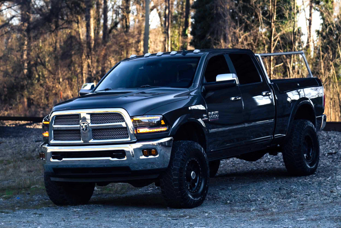 Morimoto 2010-2018 Ram 1500, 2500, 2500 XB LED Headlights, Amber DRL