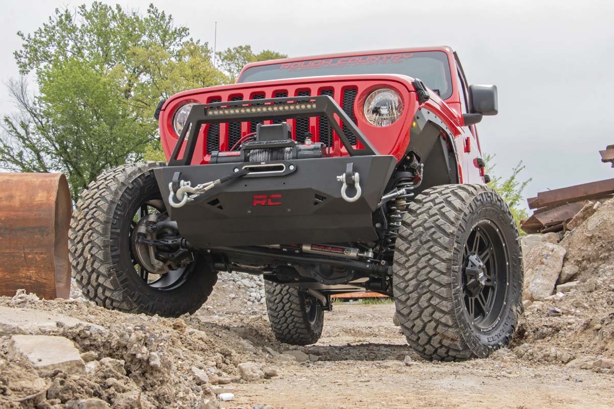 Rough Country 4 Inch Long Arm Suspension Lift Kit w/Vertex Shocks 18-20 Wrangler JL 4 Door