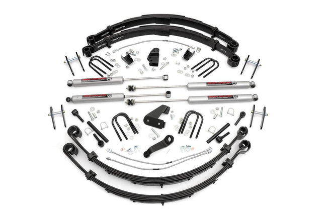 Rough Country 6 Inch Jeep Suspension Lift Kit Manual Steering 87-95 Wrangler YJ