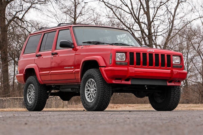 Rough Country 3 Inch Jeep Series II Suspension Lift System N2.0 Shocks 84-01 Cherokee XJ