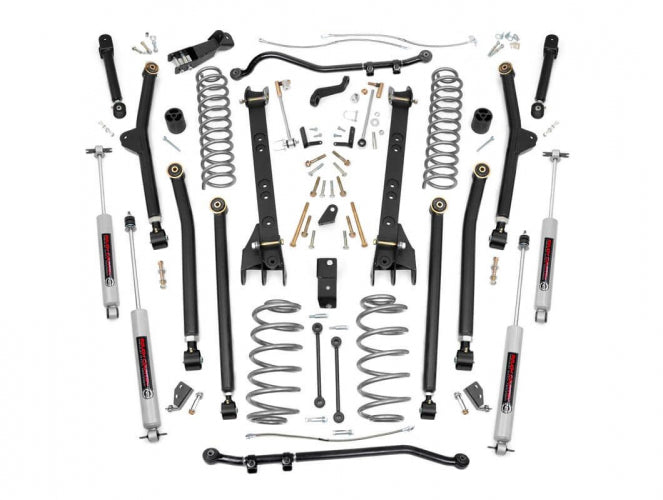 Rough Country 6 Inch Jeep Long Arm Suspension Lift Kit 04-06 Wrangler Unlimited TJ