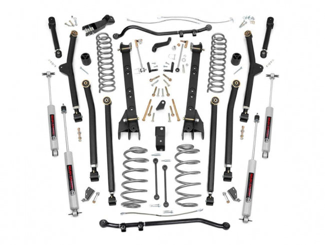Rough Country 6 Inch Jeep Long Arm Suspension Lift Kit 04-06 Wrangler Unlimited TJ