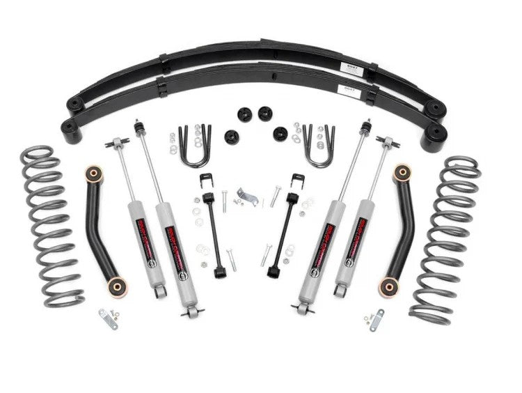 Rough Country 4.5 Inch Jeep Suspension Lift System 84-01 Cherokee XJ