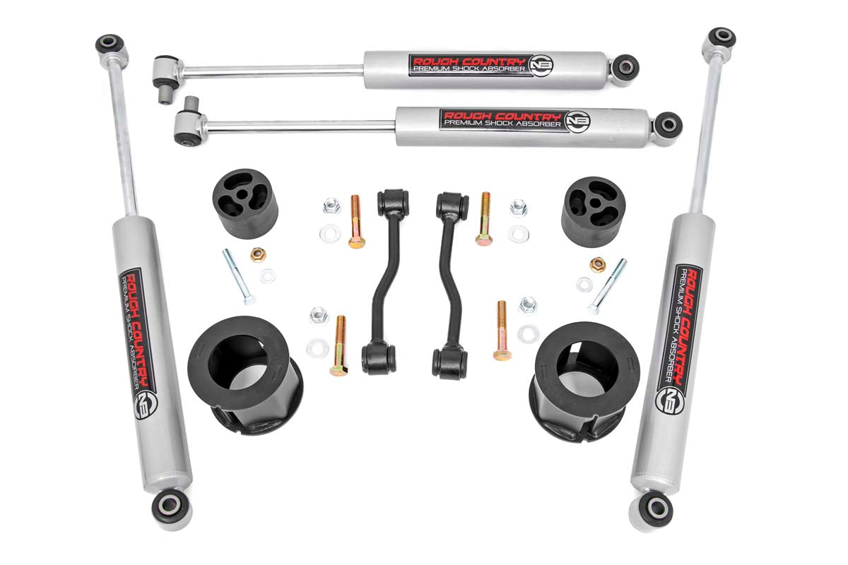 Rough Country 2.5 Inch Jeep Suspension Lift Kit w/N3 Shocks 20 Gladiator