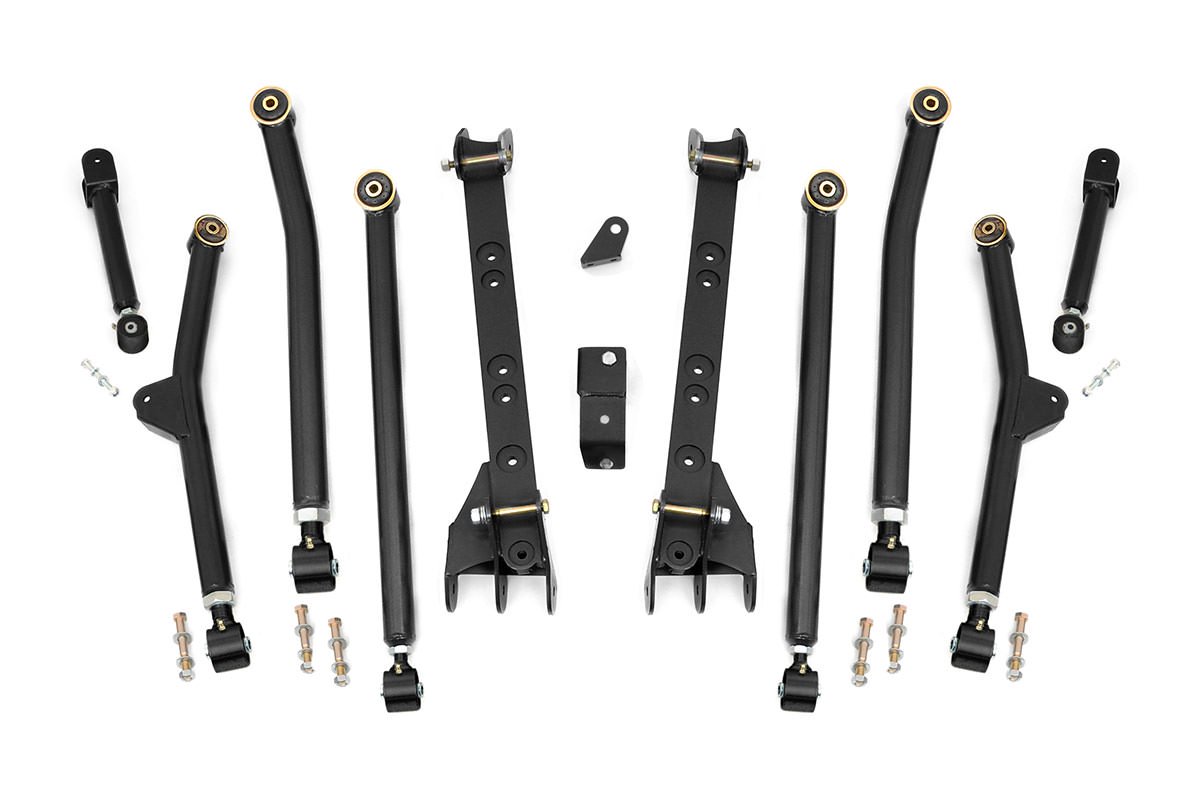 Rough Country 4-6 Inch Jeep Long Arm Upgrade Kit 04-06 Wrangler Unlimited TJ