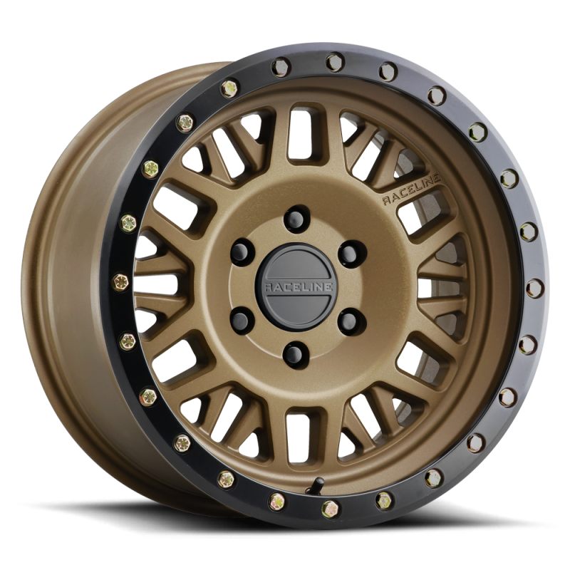 Raceline 951BZ Ryno 17x8.5in 6x139.7 BP 18mm Offset 106.1mm Bore - Bronze Wheel