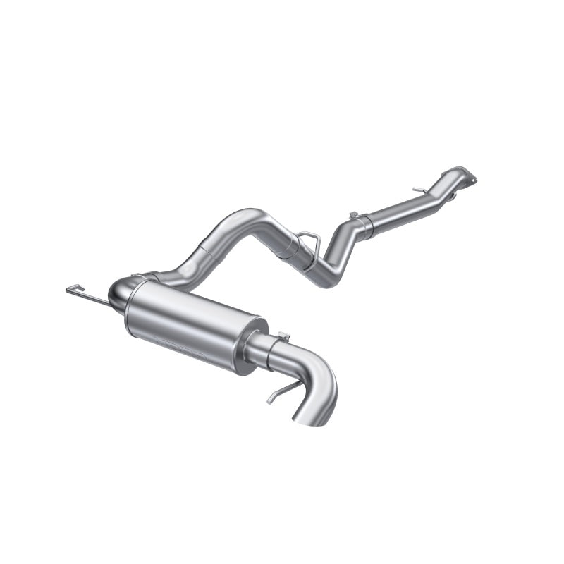 MBRP 21-Up Ford Bronco 2.3L/2.7L EcoBoost 2/4DR T304 Stainless Stainless Steel High Clearance Cat-back Exhaust