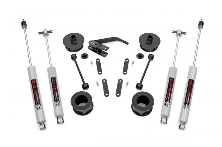 Rough Country 2.5 Inch Jeep Premium Suspension Lift Kit 07-18 Wrangler JK