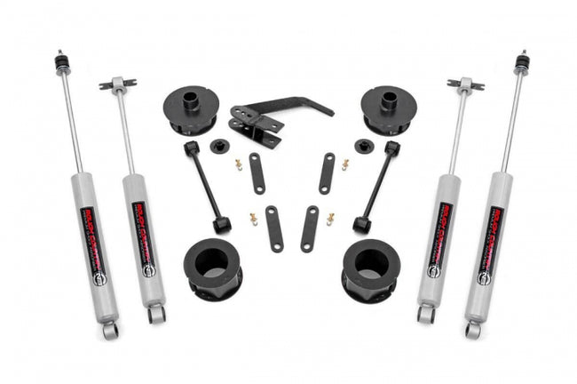 Rough Country 2.5 Inch Jeep Premium Suspension Lift Kit 07-18 Wrangler JK