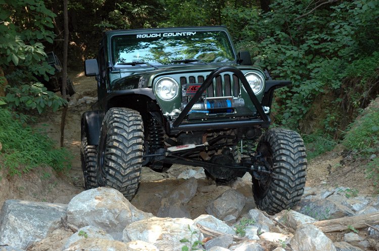 Rough Country 4 Inch Jeep X-Series Suspension Lift Kit 97-06 Wrangler TJ