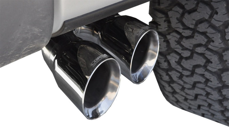 Corsa 11-14 Ford F-150 Raptor 6.2L V8 145in Wheelbase Polished Xtreme Cat-Back Exhaust