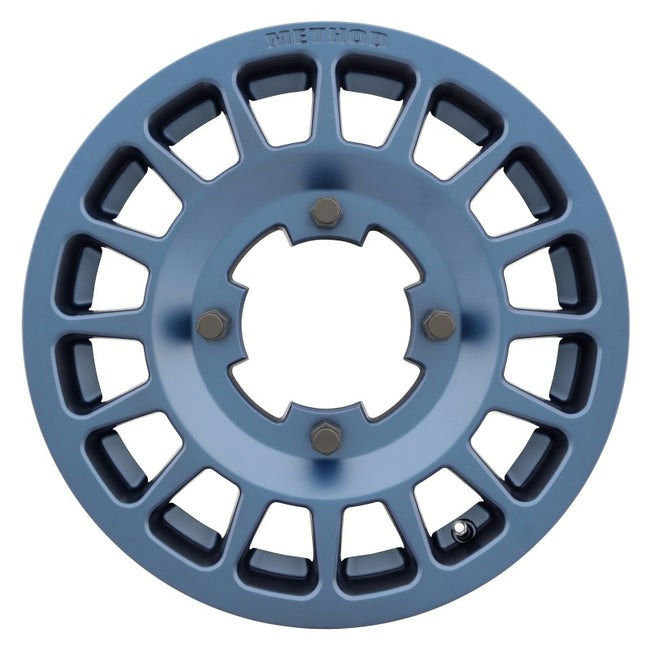 Method MR407 Bead Grip 15x6 5+1 51mm Offset 5x4.5 77mm CB Bahia Blue Wheel