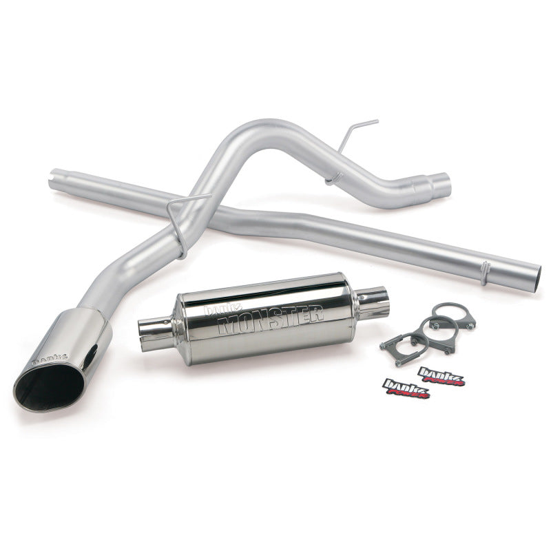 Banks Power 04-08 Ford F-150/Lincoln SCMB Monster Exhaust System - SS Single Exhaust w/ Chrome Tip