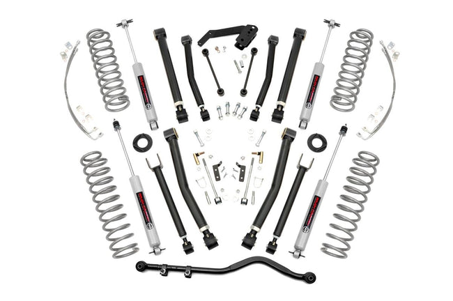 Rough Country 4 Inch Jeep X-Series Suspension Lift Kit 07-18 Wrangler JK