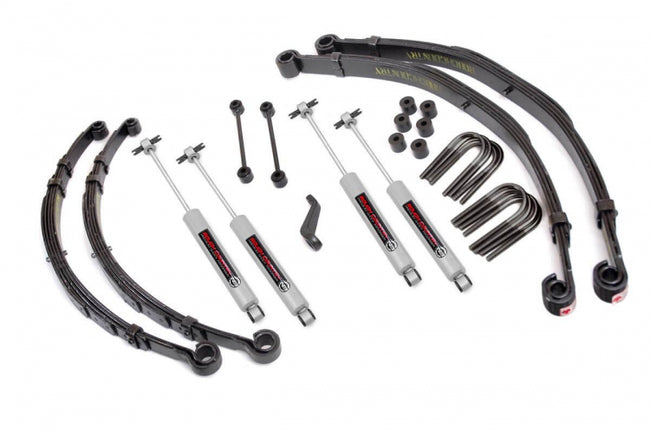 Rough Country 4 Inch Jeep Suspension Lift Kit 82-83 CJ 5 82-85 CJ 8 Scrambler 82-86 Jeep CJ 7