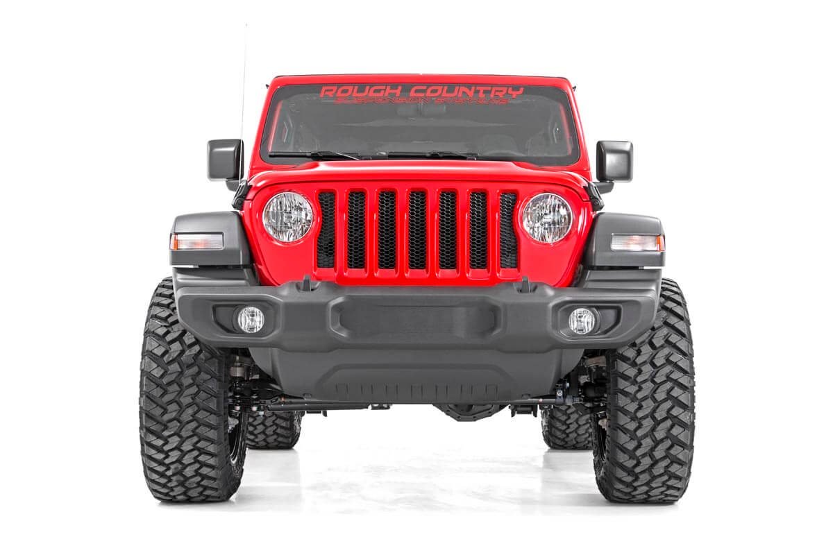 Rough Country 2.5 Inch Jeep Suspension Lift Kit 18-20 Wrangler JL 2/4 Door No Shocks