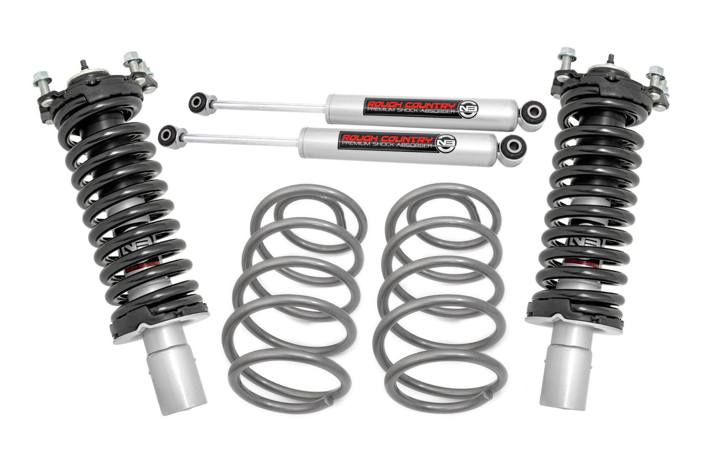 Rough Country 2.5 Inch Lift Kit N3 Front Struts 08-12 Jeep Liberty KK 4WD