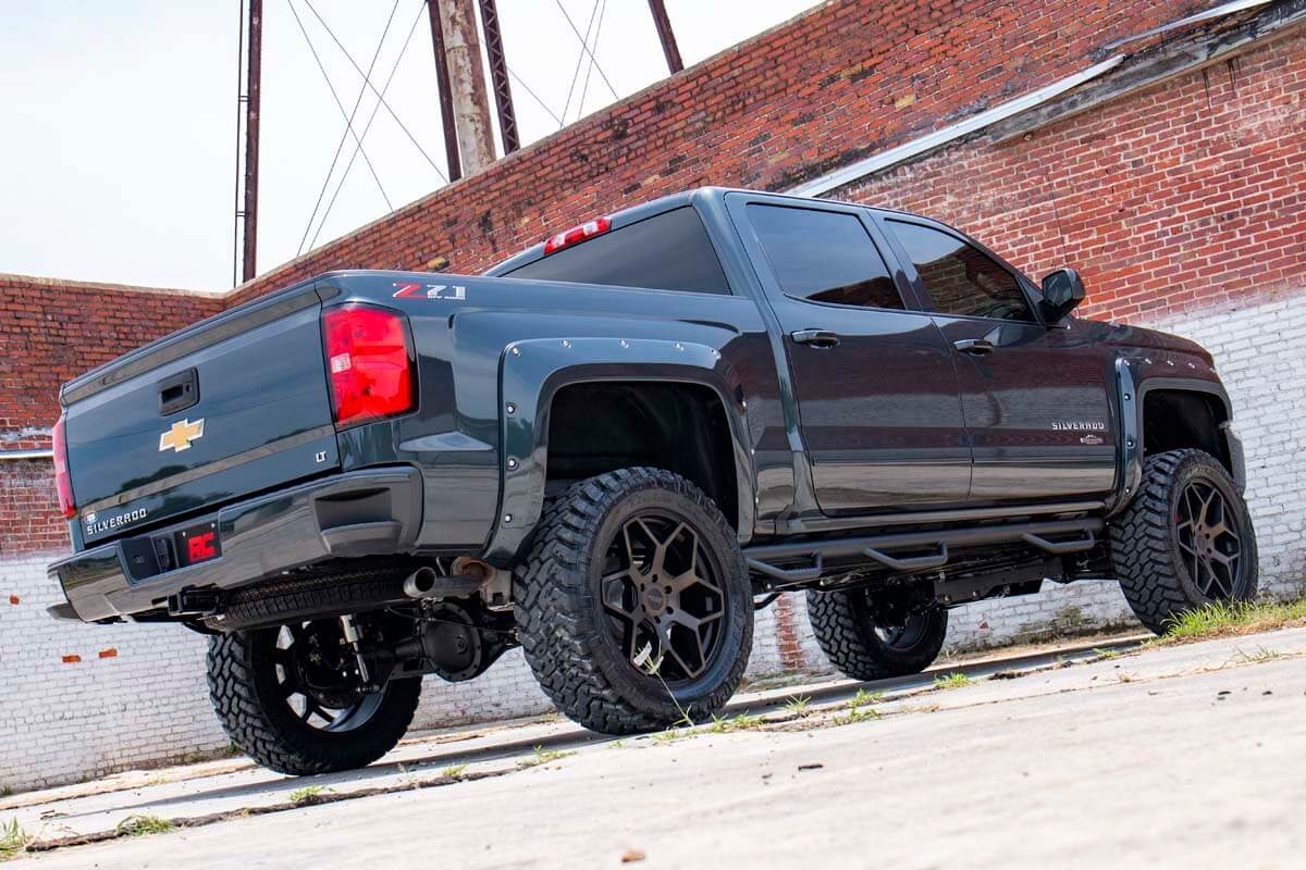 Rough Country Front Adjustable Vertex Coilovers 07-18 Silverado/Sierra 1500 for 6.25-7.5 Inch Lifts