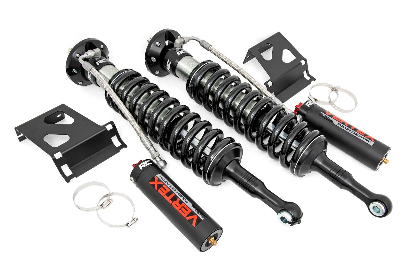 Rough Country Toyota Front Adjustable Vertex Coilovers (05-20 Tacoma For 3.0 Inch Lifts)