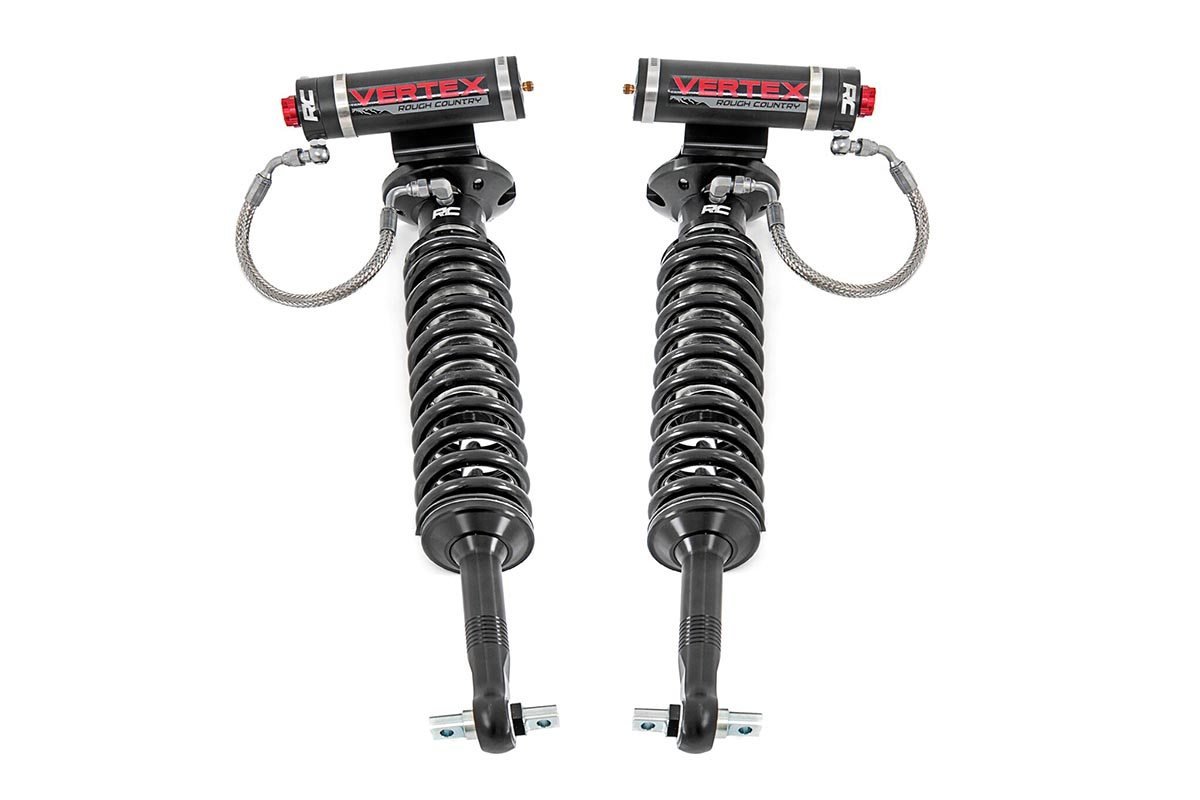 Rough Country GM Front Adjustable Vertex Coilovers (07-18 Silverado/Sierra 1500 for 3.5 Inch Lifts)