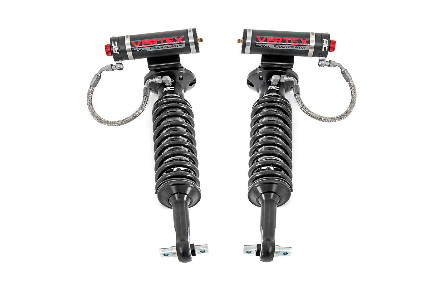 Rough Country GM Front Adjustable Vertex Coilovers For 19-23 Silverado/Sierra 1500 for 3.5 Inch Lifts