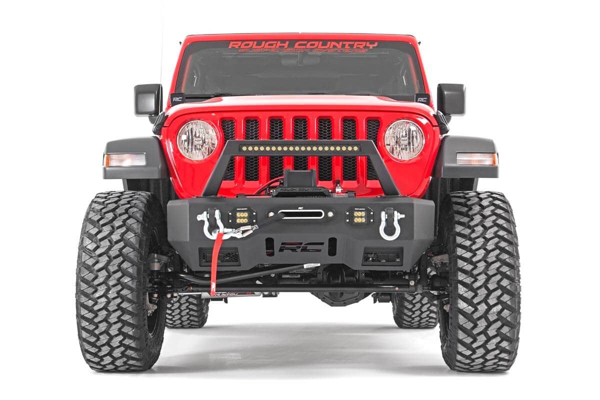 Rough Country 3.5 Inch Jeep Suspension Lift Kit Vertex Reservoir Stage 2 Coils & Control Arm Drop 18-20 Wrangler JL Unlimited Rubicon
