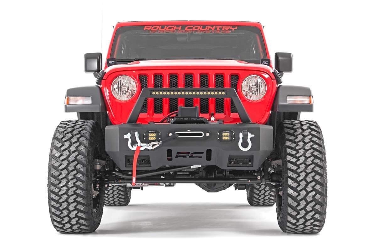 Rough Country 3.5 Inch Jeep Suspension Lift Kit Vertex Reservoir Stage 2 Coils & Adj. Control Arms 18-20 Wrangler JL Rubicon