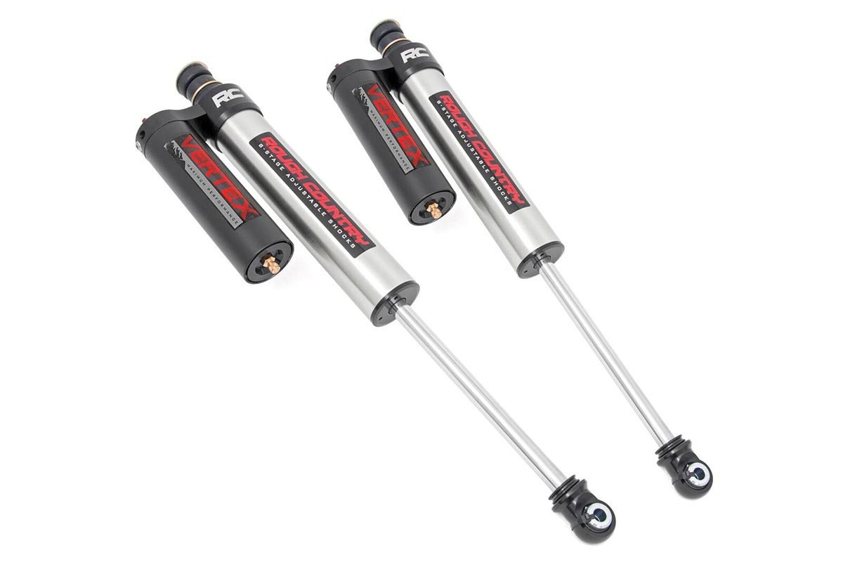 Rough Country Ford Front Adjustable Vertex Shocks 05-20 F-250 for 4.5 Inch - 6 Inch Lifts