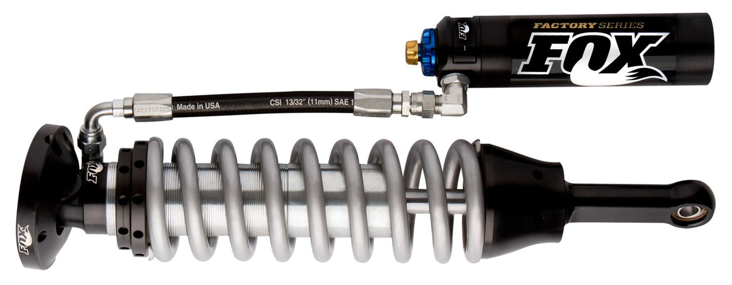 Fox 2009-2013 F-150 2.5 Factory Series 5.45in. Remote Res. Coilover Shock w/DSC Adj. - Black/Zinc