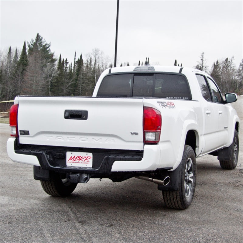 MBRP 2016 Toyota Tacoma 3.5L Cat Back Single Side Exit Aluminized Exhaust System
