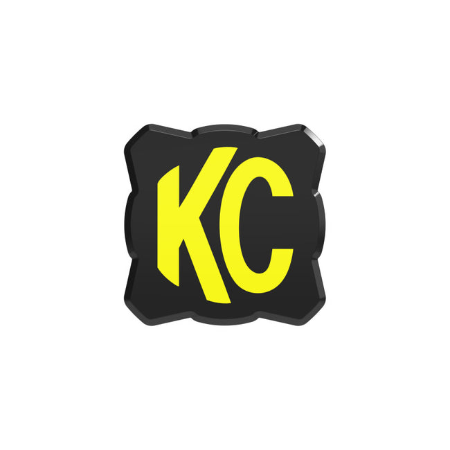 KC HiLiTES FLEX ERA 1 Single Light Cover ONLY (Black/Yellow KC Logo)