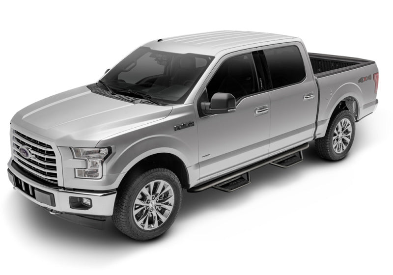 N-Fab Podium LG 2019 Ford Ranger Crew Cab All Beds - Tex. Black - Cab Length - 3in
