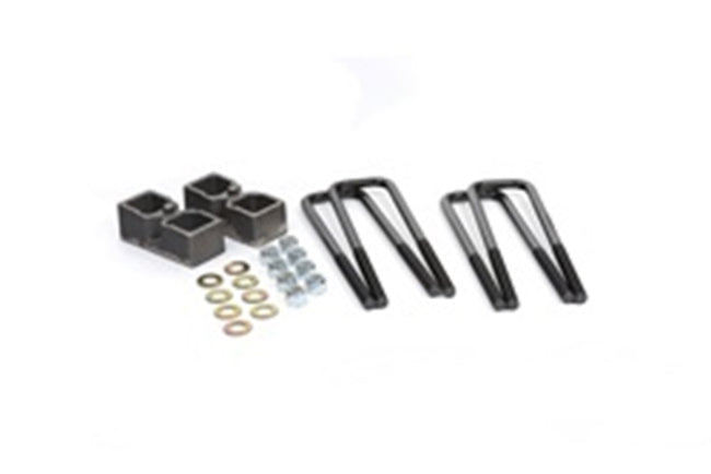 Daystar 2011-2018 Chevy Silverado 2500HD 4WD/2WD (w/o overloads) - 2in Rear Block & U-Bolt Kit