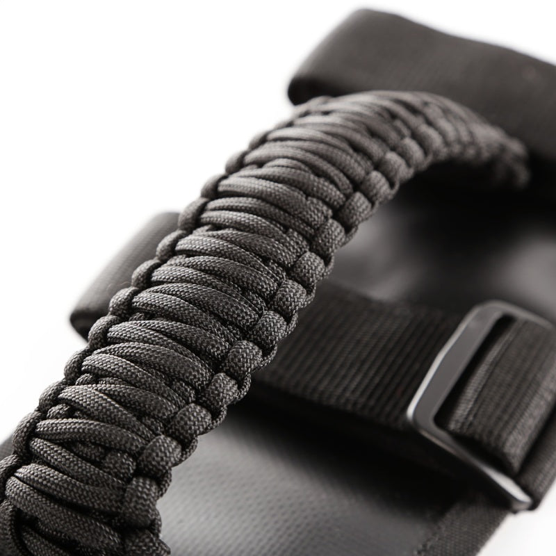 Rugged Ridge Paracord Grab Handles Black/Black Pair