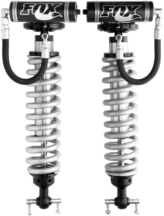 Fox 15-20 Ford F-150 4WD 2.5 Factory Series 5.5in. Remote Reservoir Coilover Shock Set / 0-2in. Lift