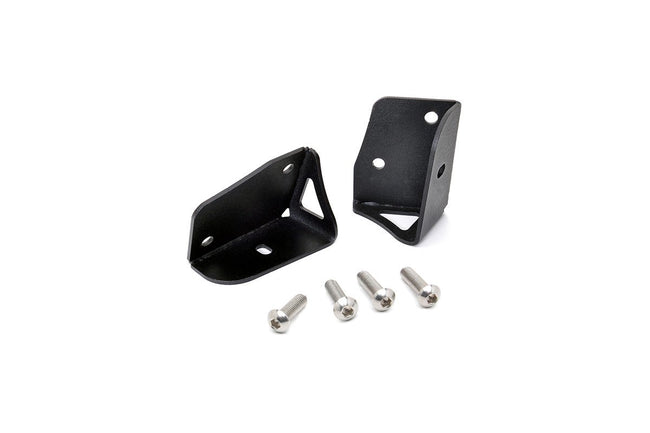 Rough Country Jeep Lower Windshield Light Mounts 97-06 TJ Wrangler Fits Light Kit 70903, 70804