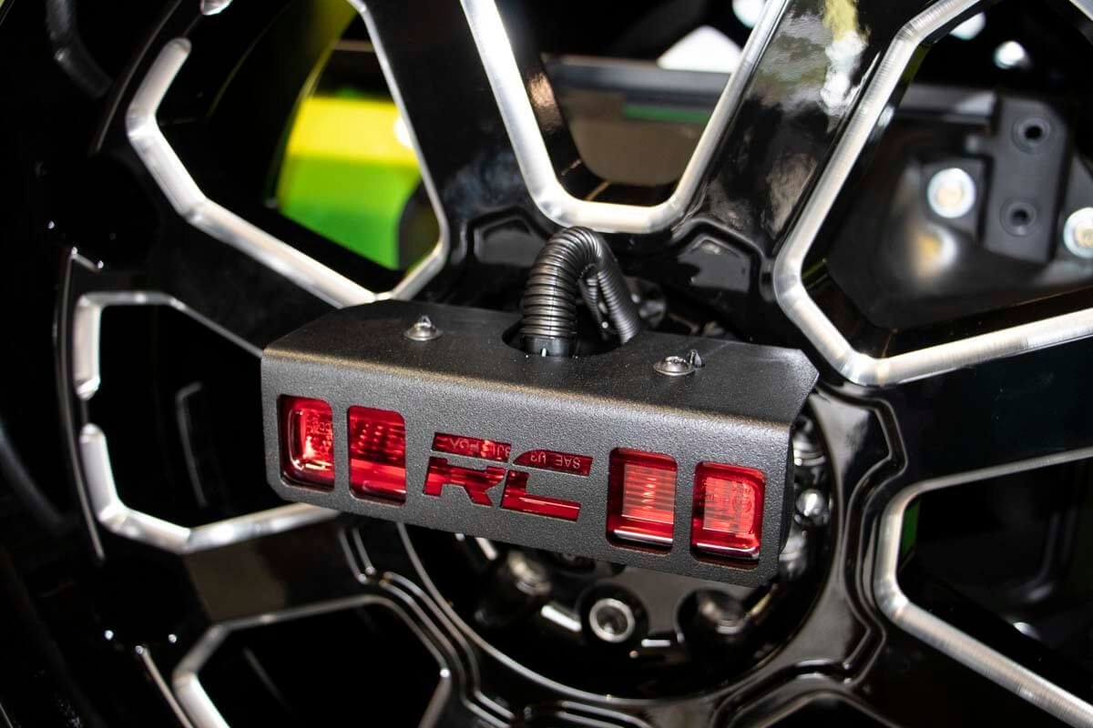 Rough Country Jeep 3rd Brake Light Relocation Kit 18-20 Wrangler JL