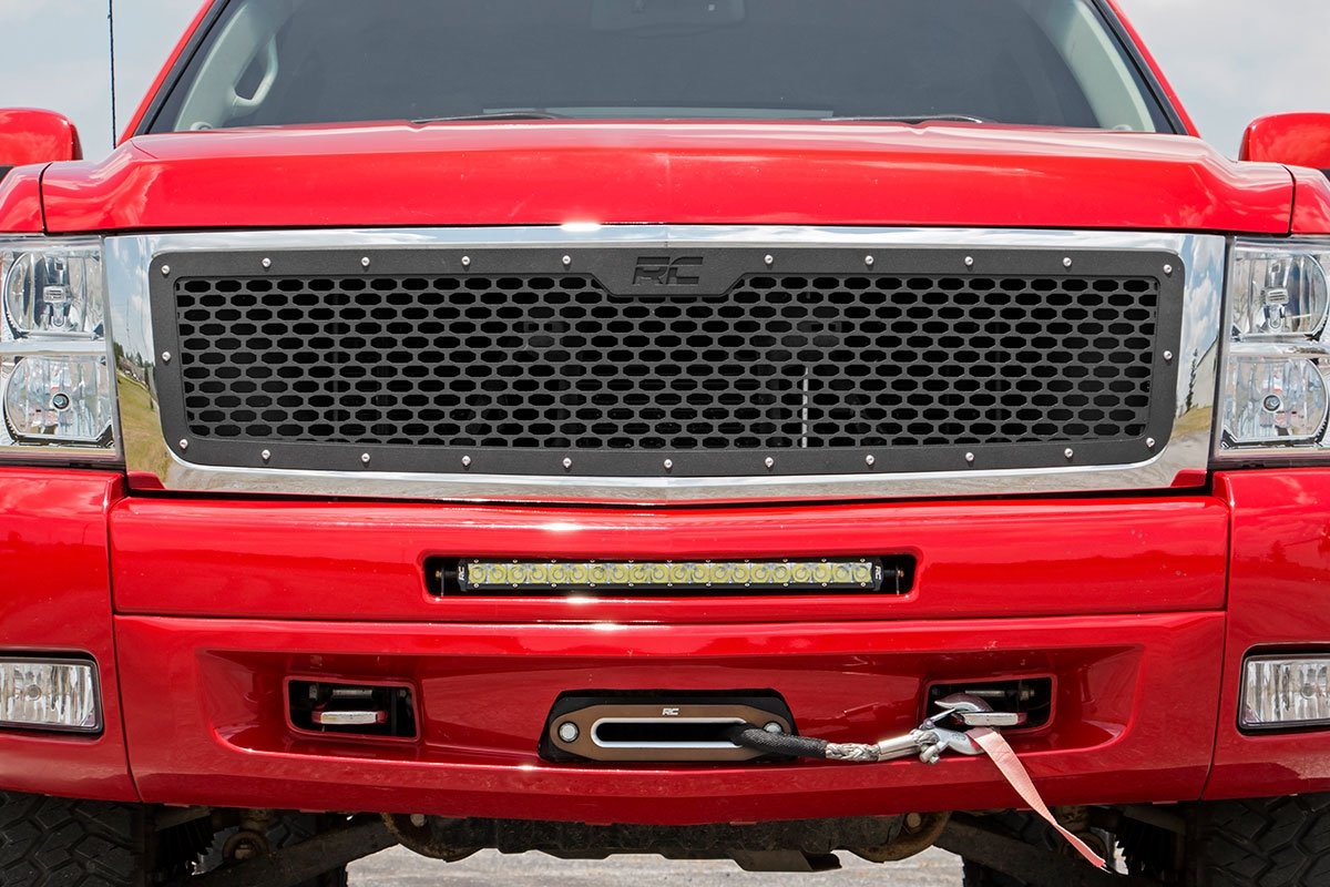 Rough Country Chevrolet Mesh Grille 07-13 Silverado 1500