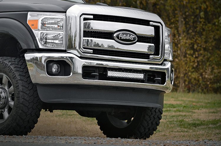 Rough Country Ford 20 Inch LED Light Bar Hidden Bumper Mount 11-16 Super Duty